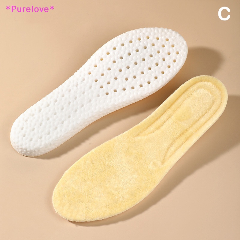 1 Cặp Đế Lót Giày Chất Liệu Cotton Dày Dặn Giữ Ấm Mềm Mại Dành Cho Nam Và Nữ Mới