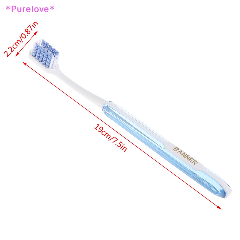 1 Bàn Chải Đánh Răng Chỉnh Hình Không Độc Hại Mềm Mại Cho Người Lớn Mới