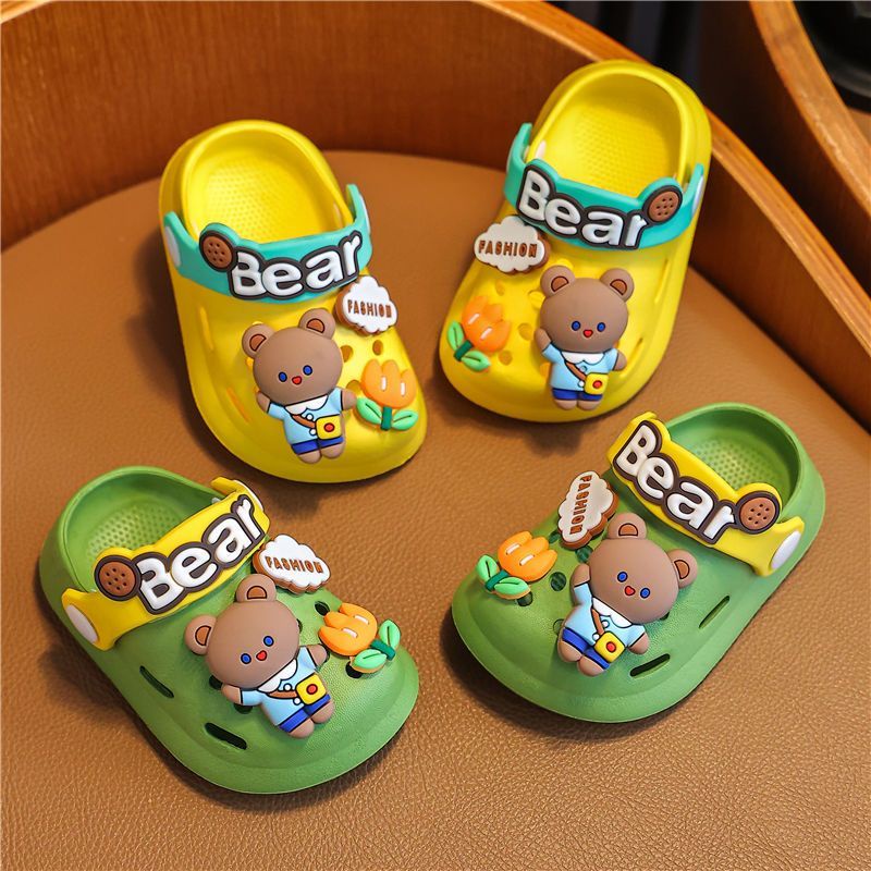 Dép Xỏ Ngón Bằng EVA Nhẹ In Họa Tiết Hoạt Hình Dễ Thương Thời Trang Mùa Hè Cho Bé Trai Và Gái