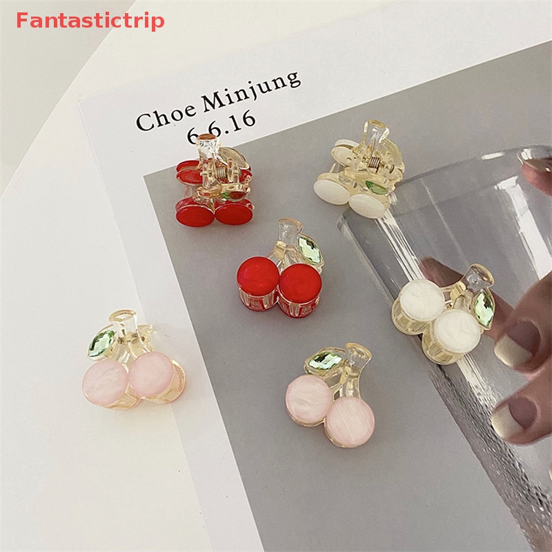 Kẹp Tóc Càng Cua Hình Quả Cherry Nhỏ Xinh Xắn Cho Bé Gái Rửa Mặt