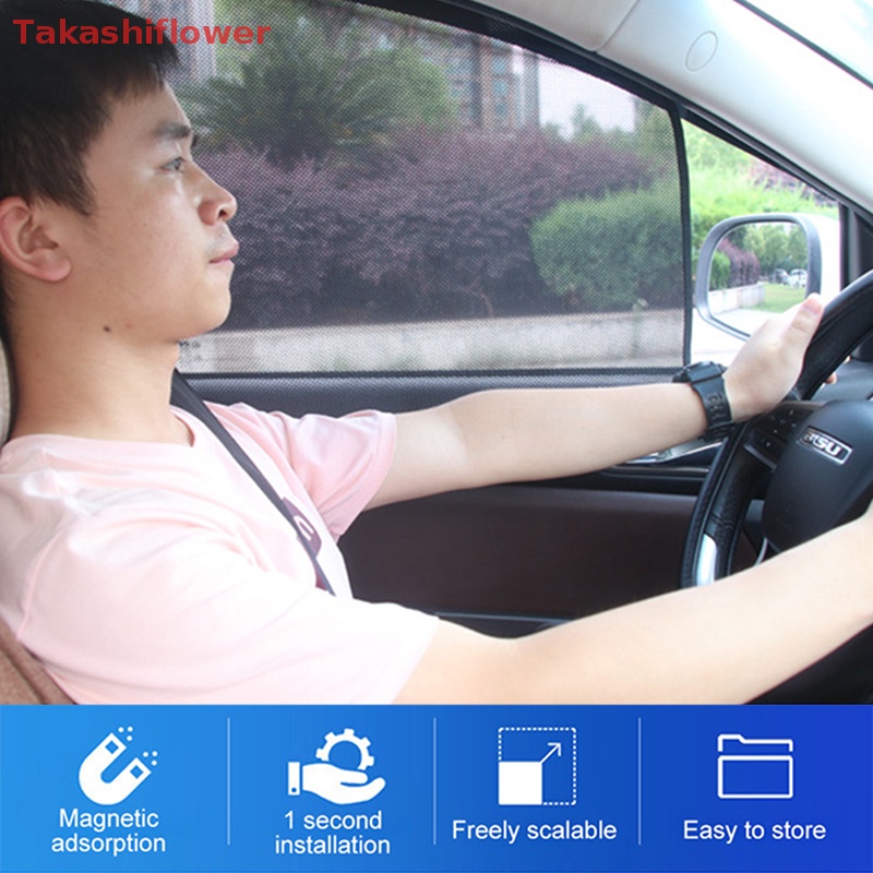 Tấm Phim Dán Cửa Sổ Xe Hơi Từ Tính Chống Tia UV Tiện Dụng