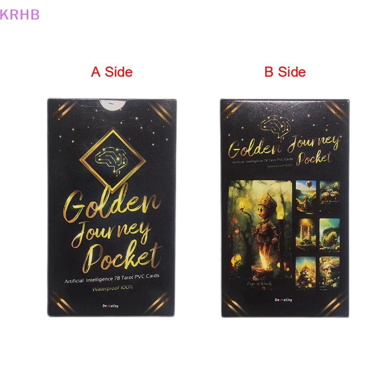 Bộ Bài Tarot Vàng KRHB Kích Thước 12 * 7cm Mới