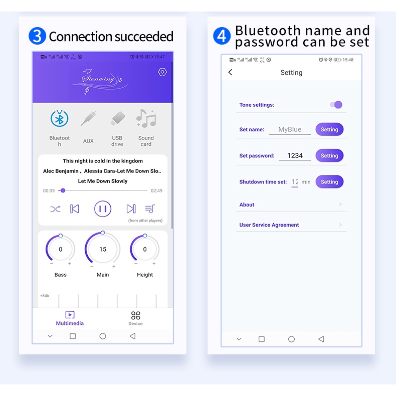 Bộ Khuếch Đại Âm Thanh Bluetooth 5.1 YS-Ap50L 0-0 Ap50L 50wx2 12v 24v
