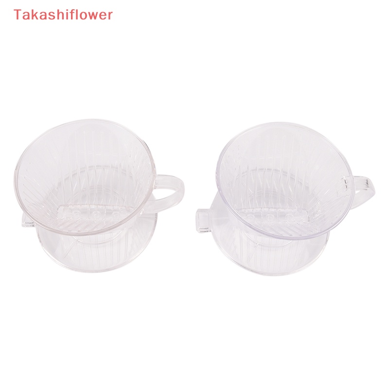 Cốc Lọc Cà Phê Nhỏ Giọt Bằng Nhựa Trong Suốt Có Thể Tái Sử Dụng