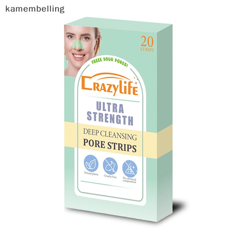 Hộp 20 Miếng Dán Mũi Lột Mụn Đầu Đen Làm Sạch Sâu Lỗ Chân Lông