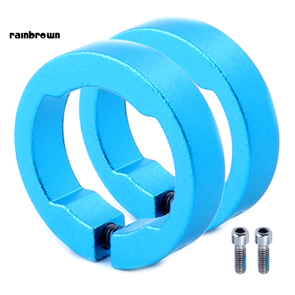 Bộ 2 Vòng Khóa Tay Cầm Xe Đạp Thay Thế Bằng Hợp Kim Nhôm