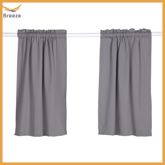 Rèm Cửa Sổ Cách Nhiệt Ngắn Màu Trơn Hiện Đại Dành Cho Trang Trí Phòng Ngủ