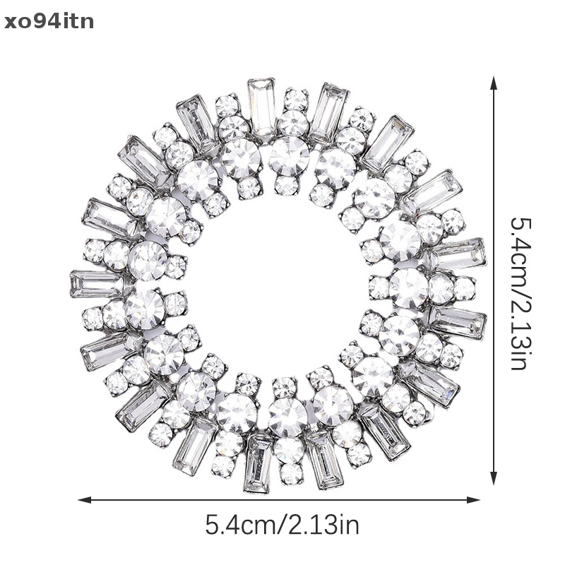 1 Kẹp Cài Áo Hình Giày Cao Gót Đính Đá Lấp Lánh