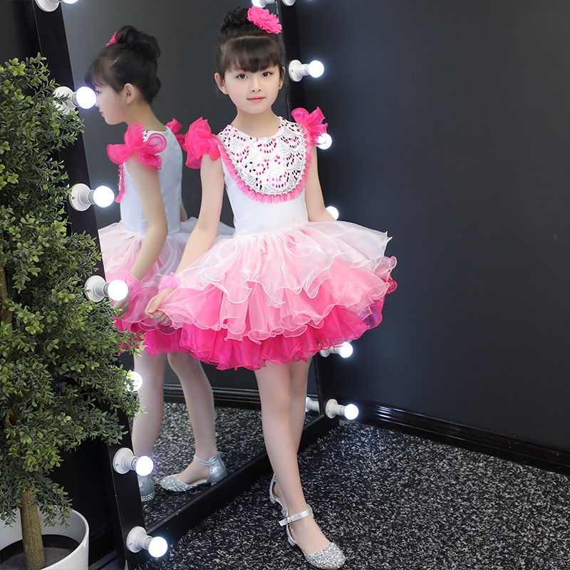 Đầm Xoè Tulle Trang Phục Múa Tutu Cho Bé Gái