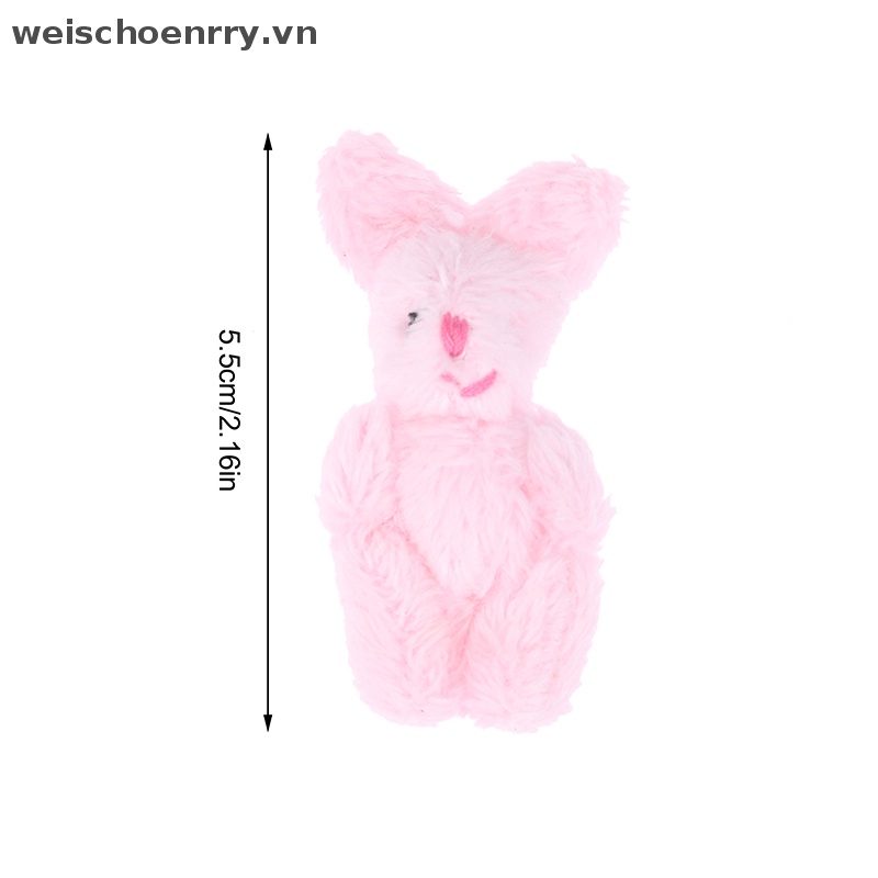Thỏ Nhồi Bông 5.5CM Mềm Mại Trang Trí Ba Lô / Móc Khóa Dễ Thương