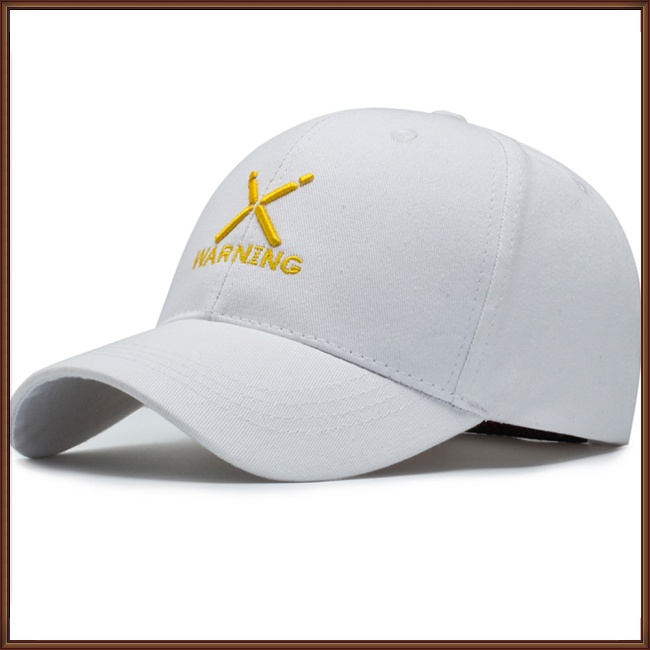 Mũ Lưỡi Trai Unisex Thêu Chữ Cái Có Thể Điều Chỉnh