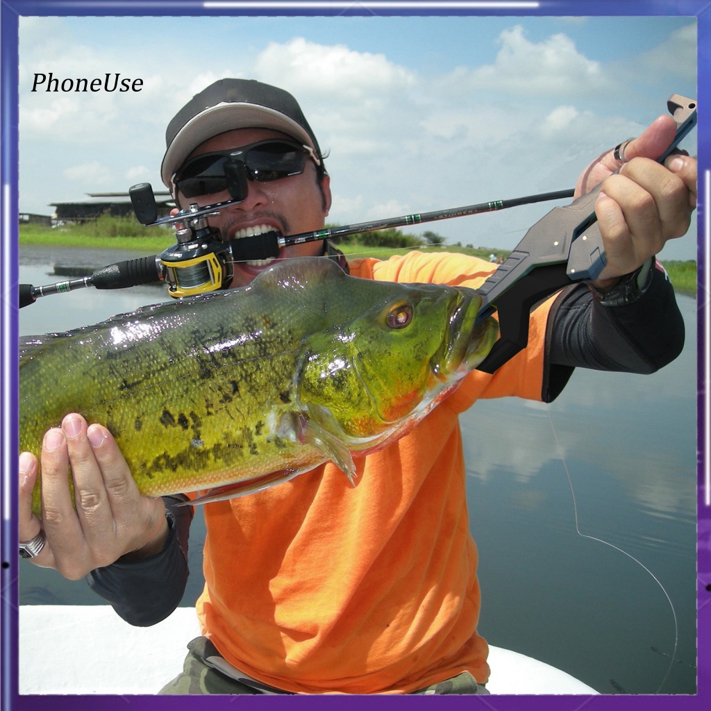 Kìm Kẹp Miệng Cá Bằng Da PU Chống Nước Có Dây Đeo Tiện Dụng