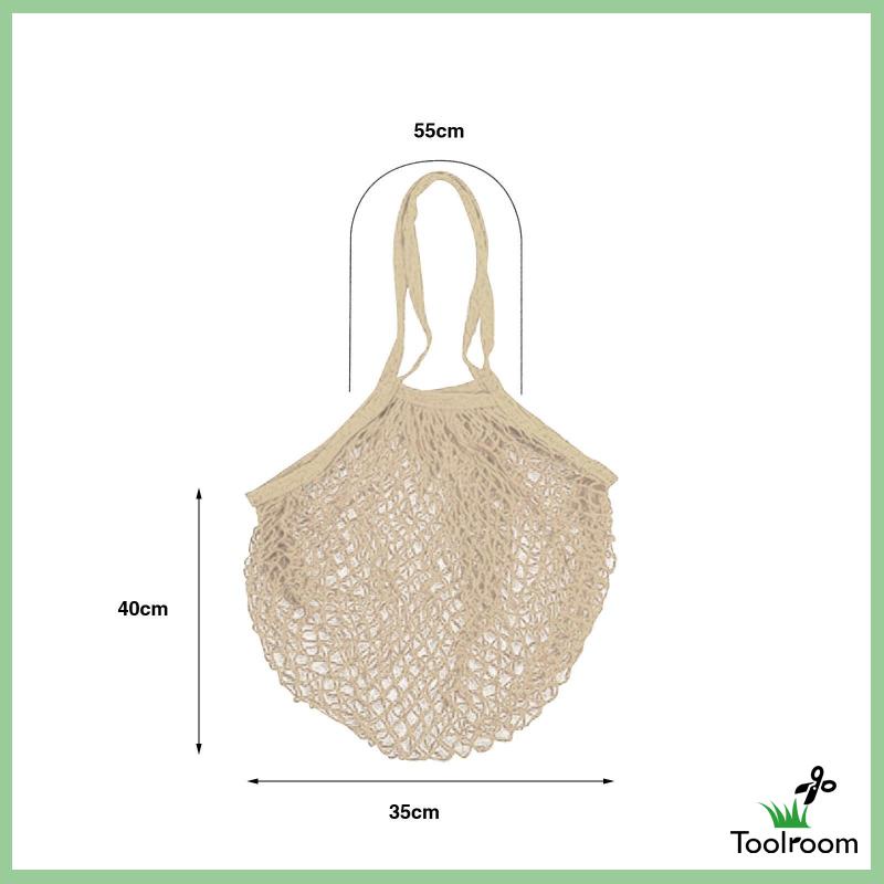 Set 4 Túi Lưới Mua Sắm / Đi Biển / Rau Củ Quả Có Thể Giặt Sạch