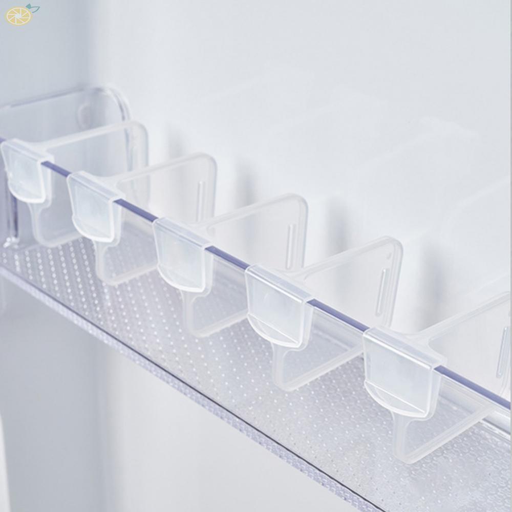 【VARSTR】Partition Your Refrigerator for Efficient Storage with 4 Pcs of Shelf Organizers