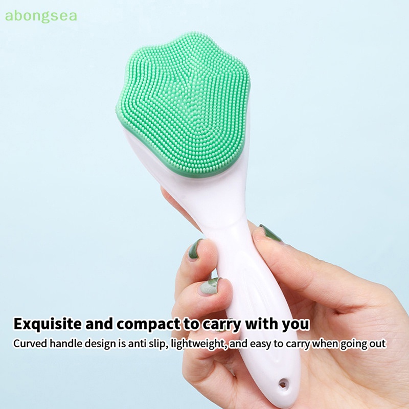 Abongsea Cọ Rửa Mặt Bằng Silicon Hình Móng Vuốt Mèo / Gấu Làm Sạch Lỗ Chân Lông