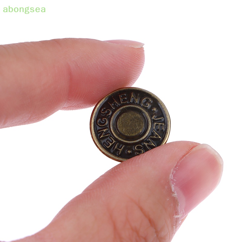 Set 10 Nút Quần Jean 17mm Thay Thế Chuyên Dụng