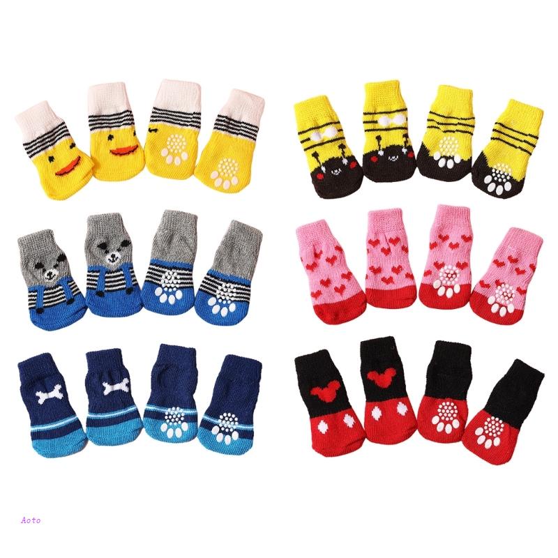 Bộ 2 Đôi Vớ Trọng Lượng Nhẹ Chống Trượt Cho Thú Cưng