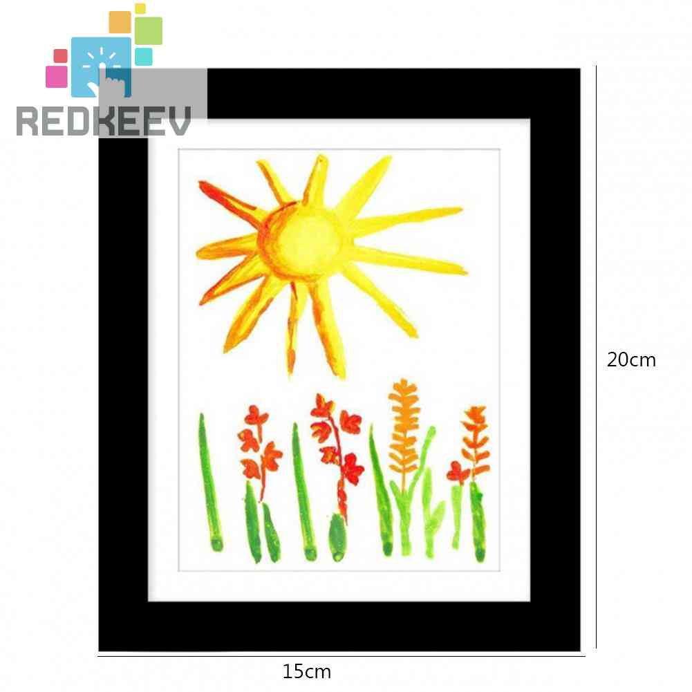 Khung Ảnh Lật Mặt Trước Bằng Gỗ Màu Trắng Kích Thước 8inch