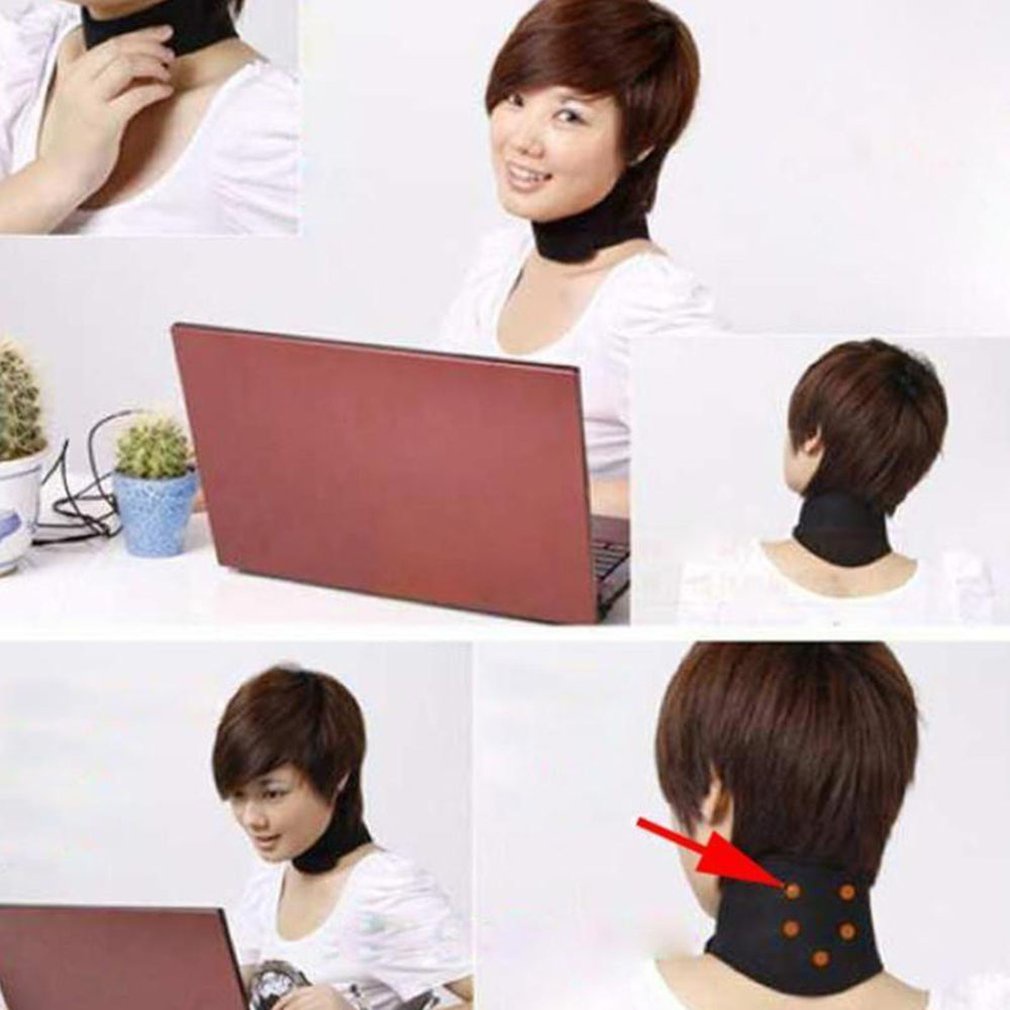 Self-Heating Neck Brace Pad Therapy Tourmaline Belt Support Spontaneous Heating Braces [Q/14]
