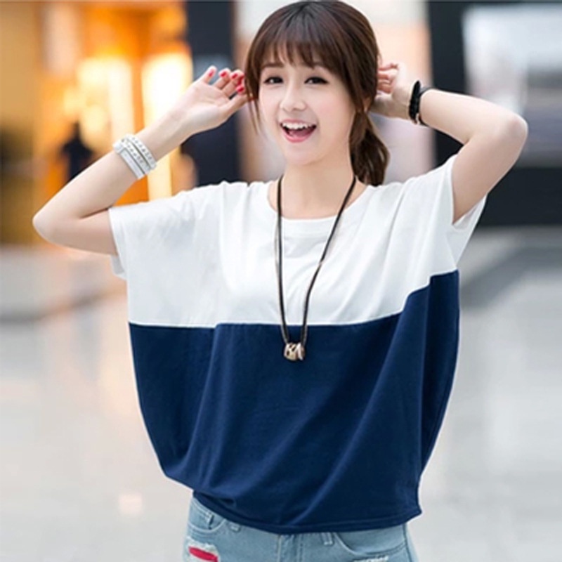 Áo Thun Cánh Dơi Ngắn Tay Thời Trang Cho Nữ, Size M-2xl