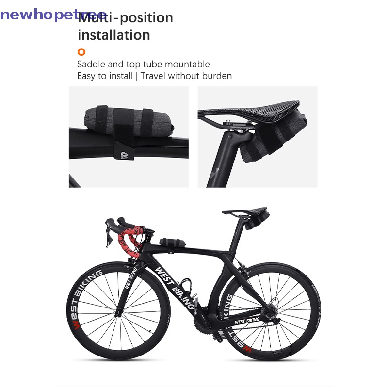 Túi Đựng Dụng Cụ Móc Phía Trước Xe Đạp Tiện Lợi Màu Đen