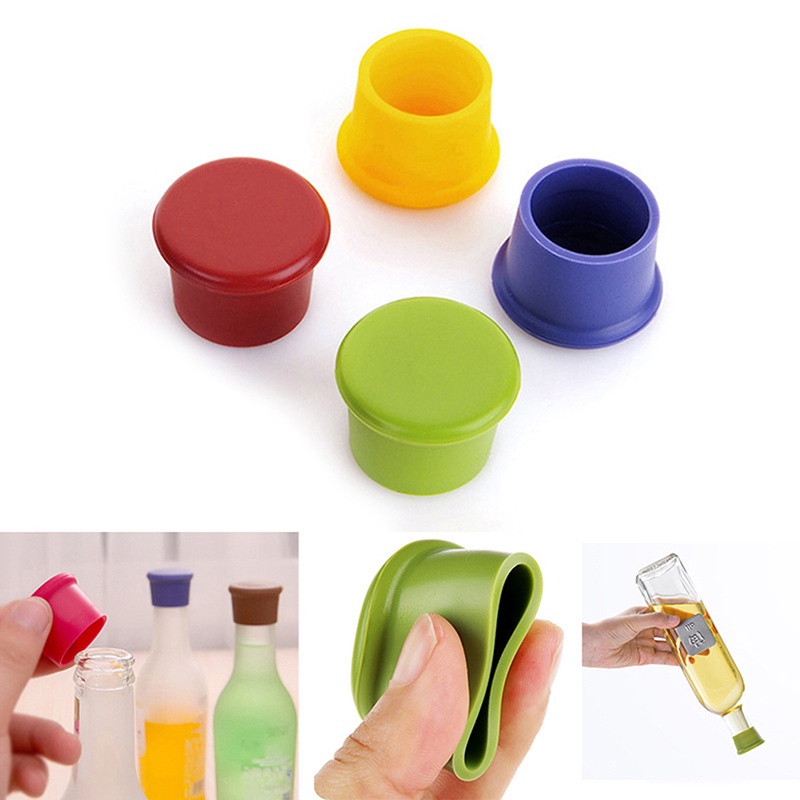 Nút Đậy Chai Rượu Vang Bằng Silicone Thiết Kế Sáng Tạo