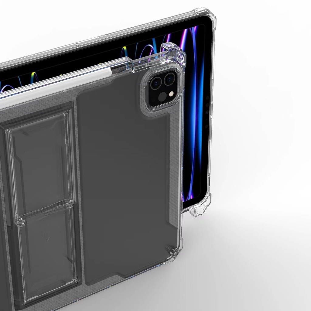 Bao Da Máy Tính Bảng Trong Suốt Có Ngăn Đựng Bút Cho Ipad 10 2022 Pro 11 12.9 9 10.2 10.5 Air 5 4 3 2 Mini 6 5 4 3 1 2020 2021 Giá Đỡ