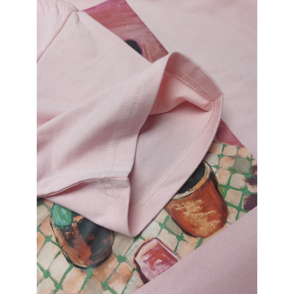 NRVP Áo Thun 100% Cotton Tay Ngắn In Hình Phong Cách Hàn Quốc Mới