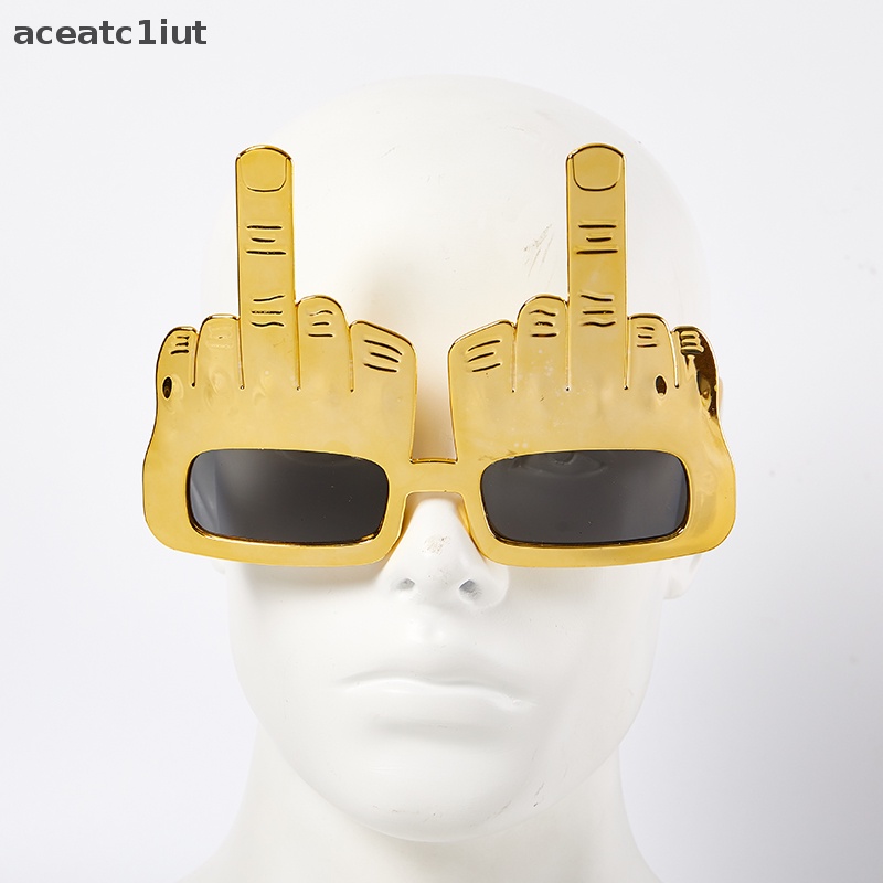 Sáng Tạo dọc giữa ngón tay bên kính đạo cụ trang trí vui Kính mát mới