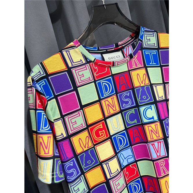 Áo Thun Nam Ngắn Tay Cổ Tròn In Chữ logo Gucc1 Size M-4XL