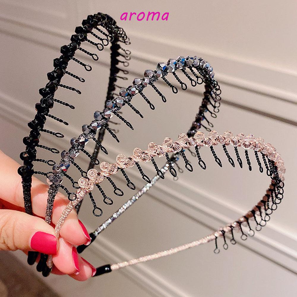 Băng Đô Cài Tóc Đính Hạt Thời Trang Hàn Quốc Cho Nữ