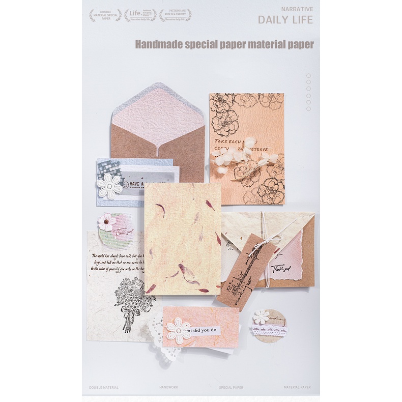 Bộ 30 Tờ Giấy Có Thể Xé Dùng Trang Trí DIY Sáng Tạo
