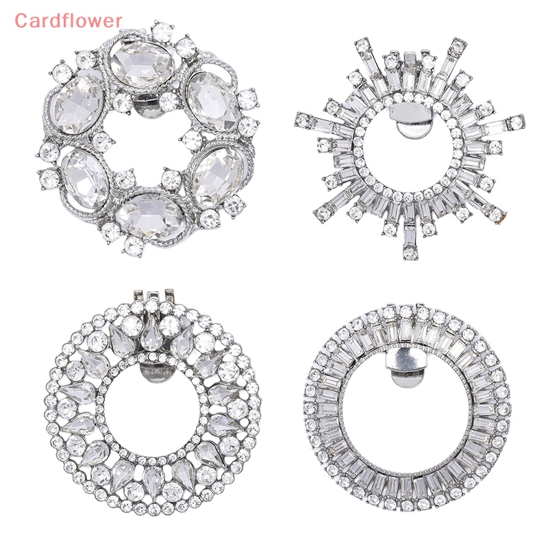 1 Kẹp Giày Cao Gót Đính Đá Lấp Lánh Cho Cô Dâu Mới