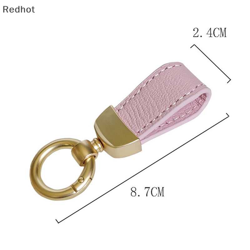 &lt; Redhot &gt; Móc Khóa Xe Hơi Da Cừu Thật Tinh Tế Kiểu Pháp Cho Nữ Giảm Giá