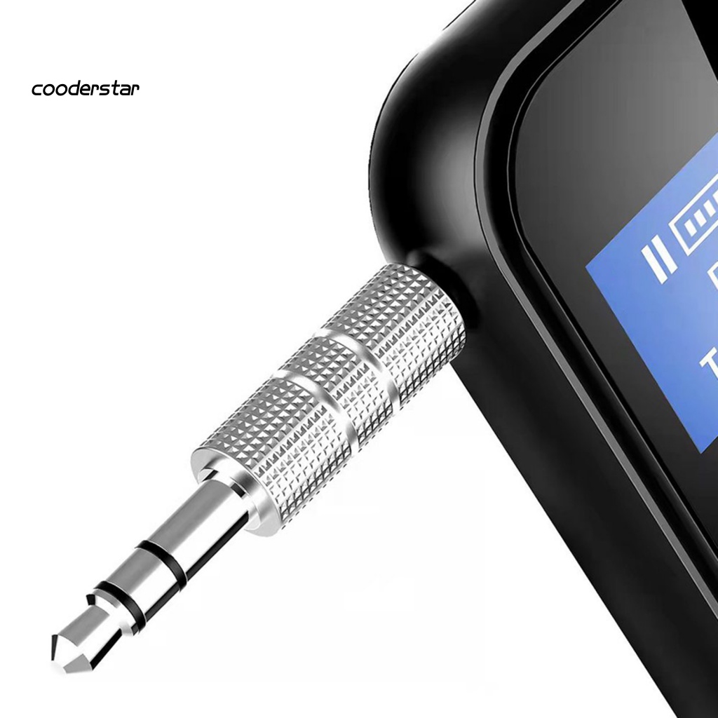 Thiết Bị Nhận Tín Hiệu Bluetooth Có Màn Hình LCD Jack Cắm 3.5mm Tốc Độ Cao Cho Loa