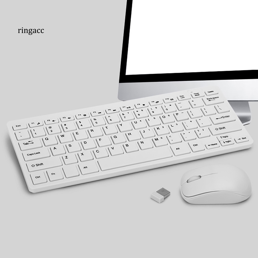 Set 2 Bàn Phím Cơ HK-03 Không Dây Di Động Không Gây Tiếng Ồn Cho Văn Phòng