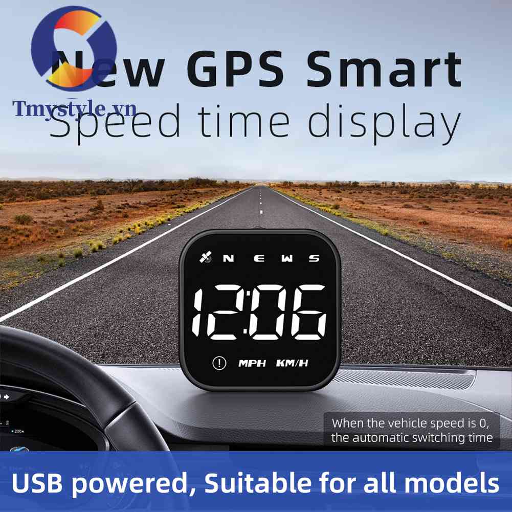 Đồng Hồ Đo Tốc Độ Định Vị GPS Di Động Cho Mọi Loại Xe Hơi