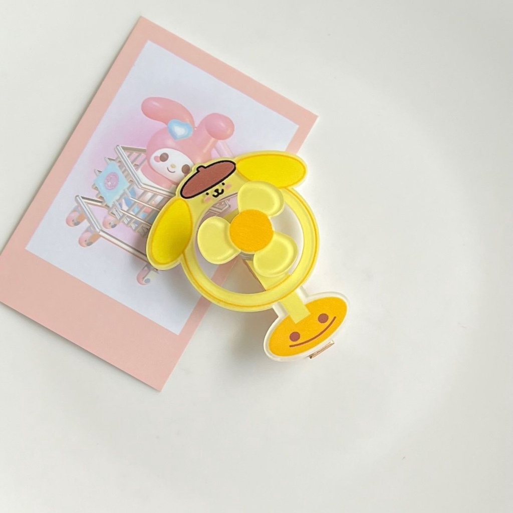 Kẹp Tóc Xoay Hình Vịt Hoạt Hình Ba Chiều Sáng Tạo Vui Nhộn Và Dễ Thương