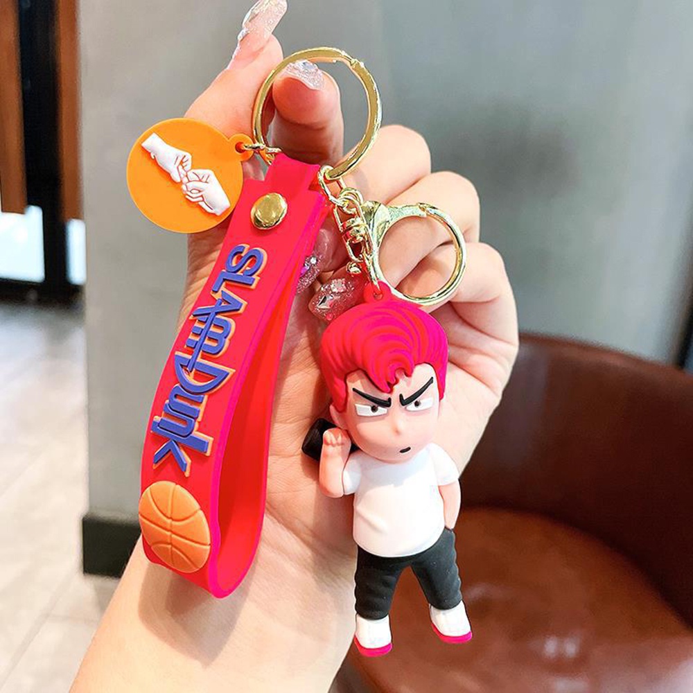 Móc Khóa Kim Loại Hình Slam Dunk Hoa Anh Đào Kawa Maple Mitsui Shou Hoạt Hình Sáng Tạo Làm Quà Tặng Cho Bạn Bè
