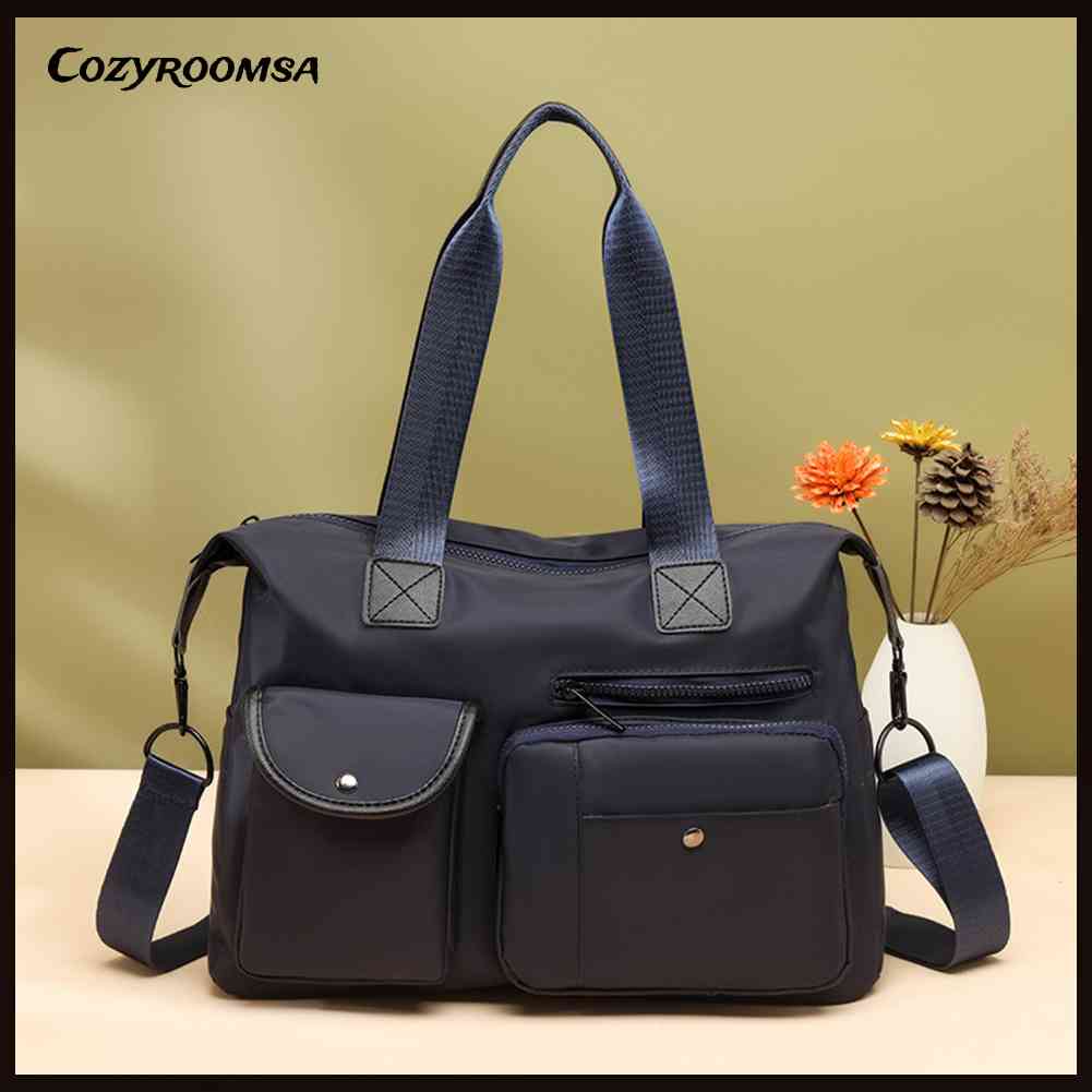 Túi Xách Cỡ Lớn Siêu Nhẹ Chất Liệu Nylon Thời Trang Cho Mẹ Bỉm Sữa