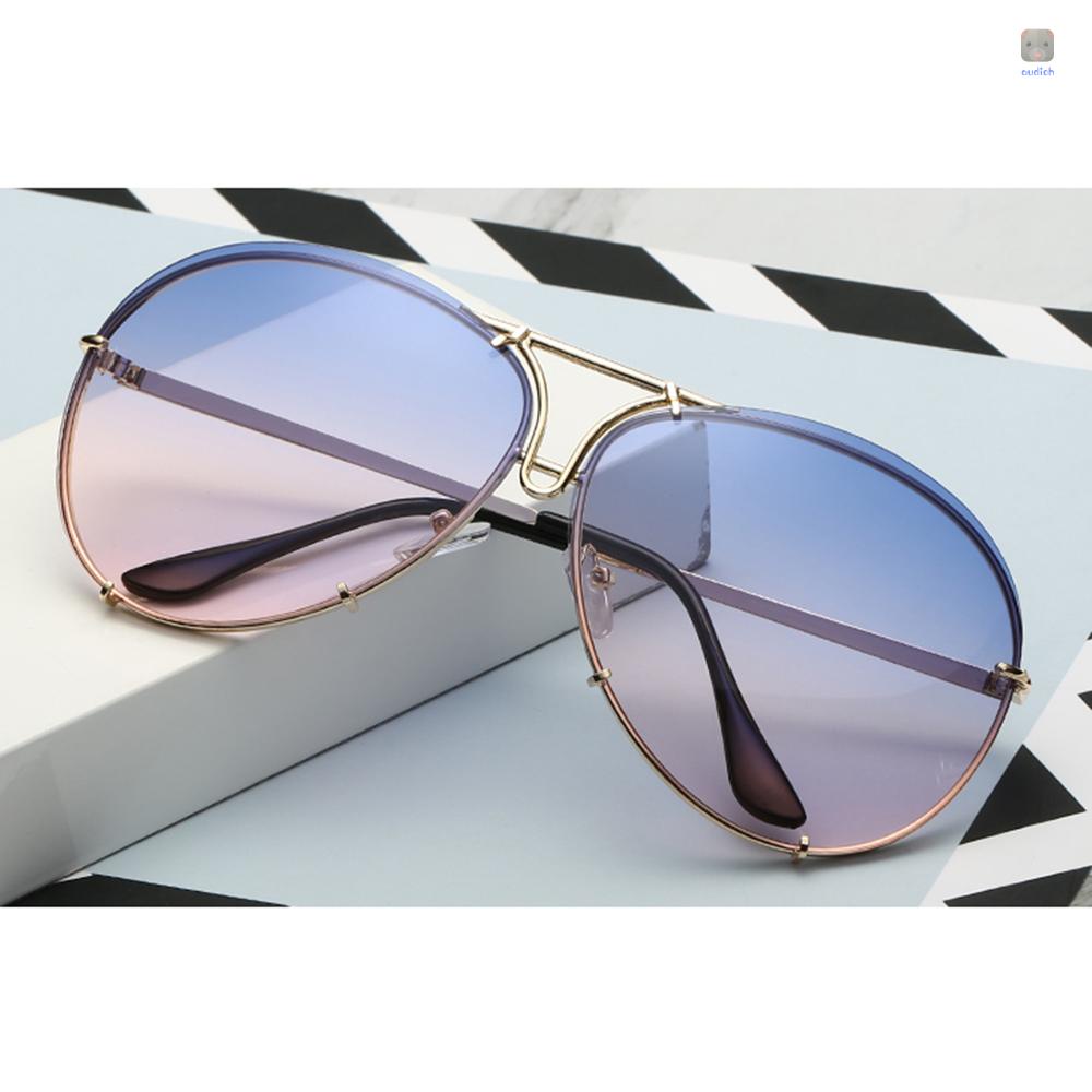 Kính Mát Gọng Kim Loại Chống Tia UV400 Thời Trang