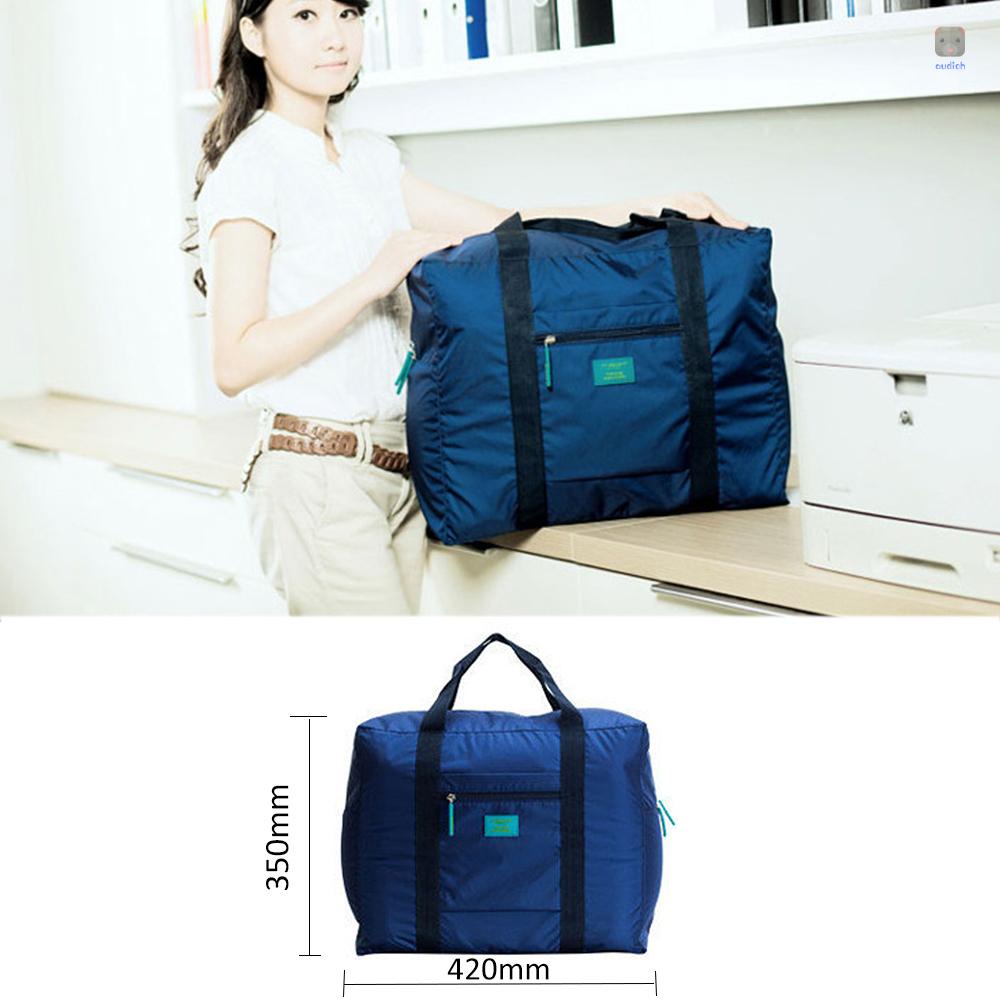 Túi Đựng Hành Lý Du Lịch Bằng Polyester Chống Thấm Nước Có Thể Gấp Gọn Tiện Dụng Cho Nam Và Nữ