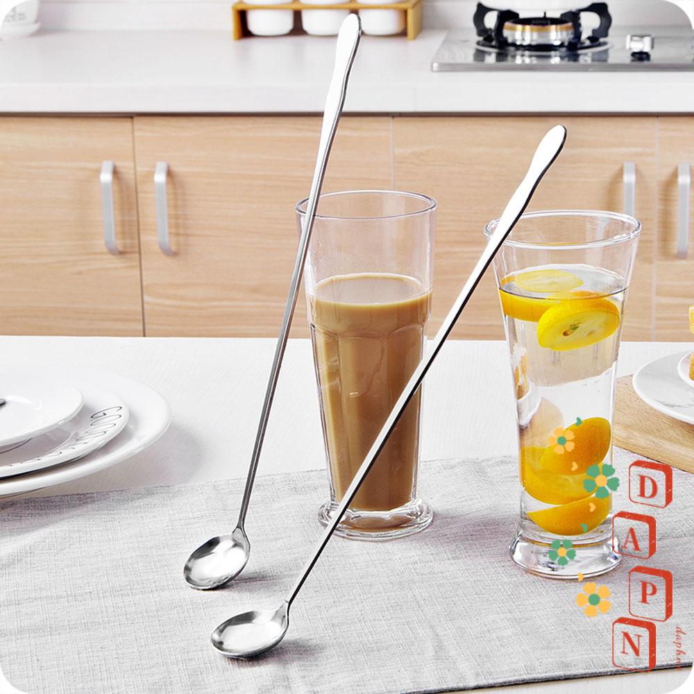 Muỗng Khuấy Mật Ong DAPHS|Bộ Dụng Cụ Ăn Kem Bằng Inox Cán Dài Tiện Dụng