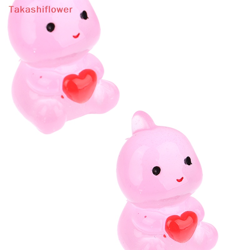 Set 10 Mặt Dây Chuyền DIY Dạ Quang Hình Khủng Long Hoạt Hình Đáng Yêu