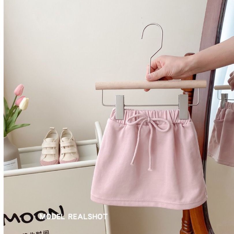 Set Áo Thun Tay Ngắn Và Chân Váy Thời Trang Hè 2023 Mới Cho Bé Gái