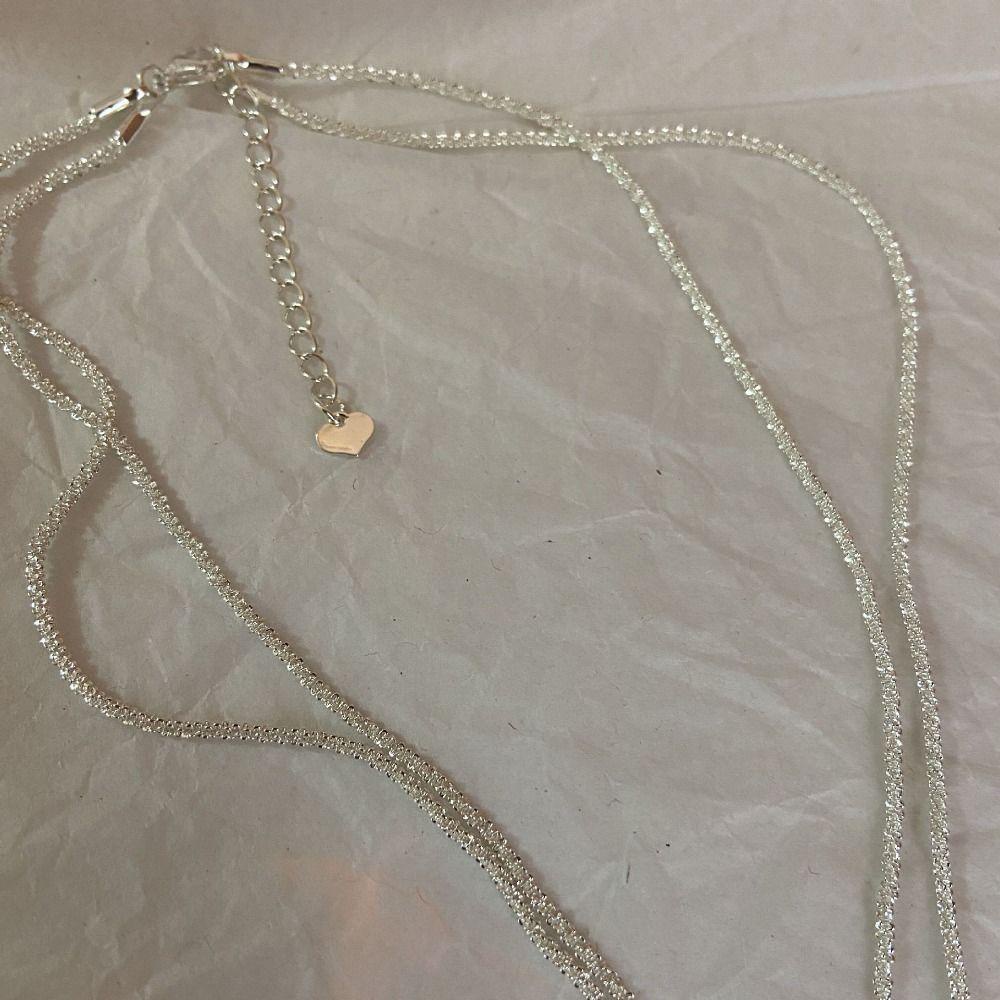 Dây Chuyền Mặt Đá Quý Thời Trang Hàn Quốc|Khuyên Tai Hai Lớp Phong Cách Vintage Tinh Tế Cá Tính