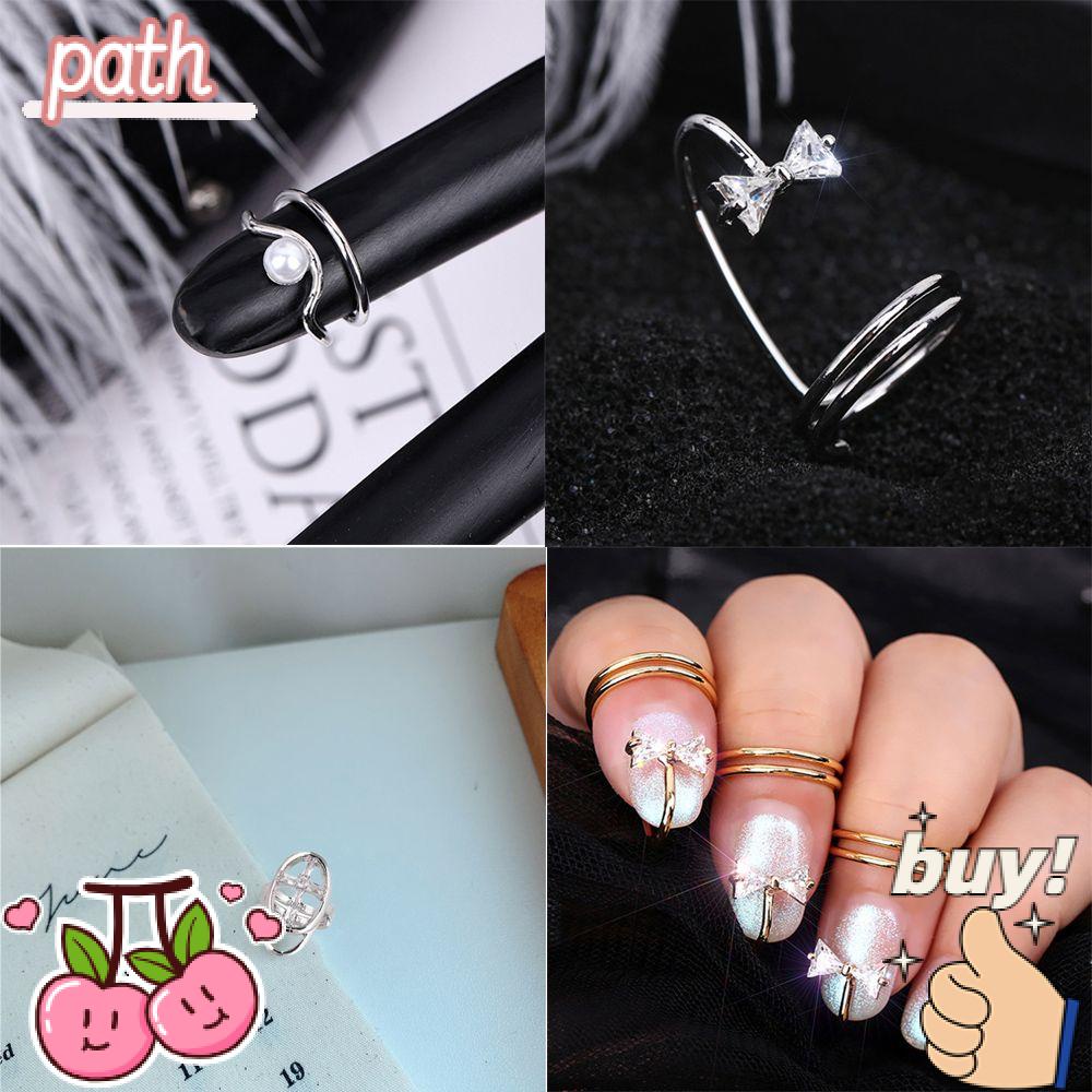 Nhẫn Thiết Kế Đơn Giản Thời Trang Dự Tiệc|Phụ Kiện Bảo Vệ Móng Tay Chuyên Dụng Chất Lượng