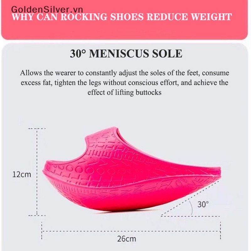 Dép Tập yoga Mát Xa Chân Chống Trượt Màu Vàng Bạc