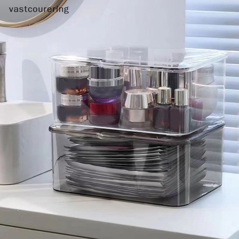 Hộp Nhựa Trong Suốt Đựng Dây Cáp Để Bàn Tiện Lợi