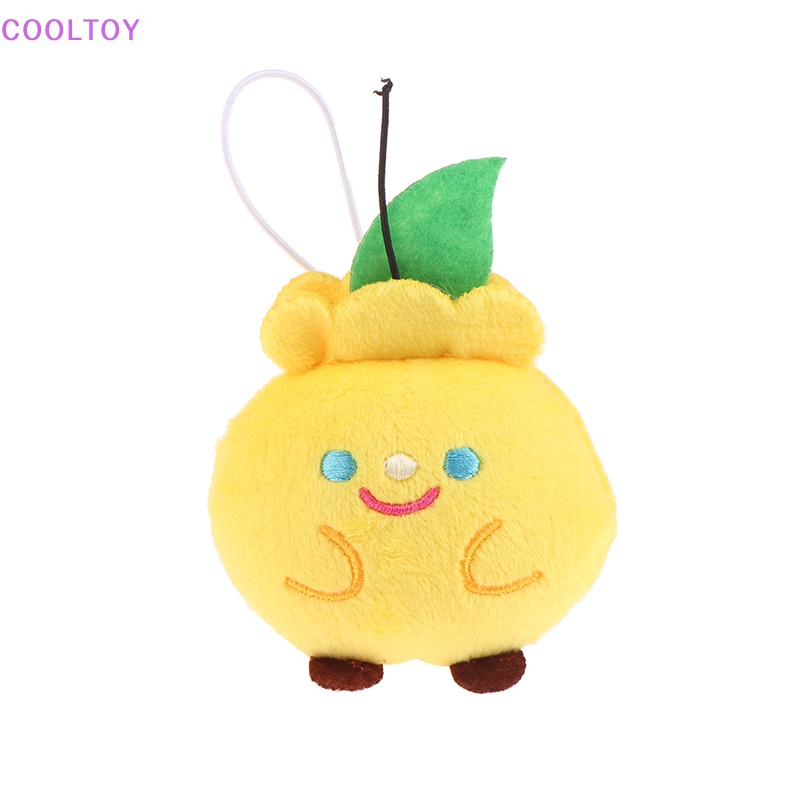 1 Búp Bê Nhồi Bông Hình Trái Cây Hoạt Hình Đáng Yêu Trang Trí Ba Lô / Móc Khóa